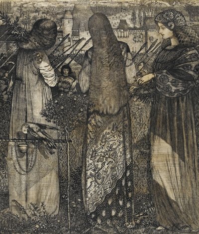 Going to the Battle, 1858 by Edward Burne Jones